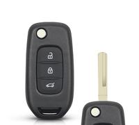 TMERIC Coques de e Voiture pour Kadjar pour Captur pour Symbole pour Kaptur pour Megane pour Logan 2013-2018 3BTN clé télécommande Coque Porte-clés de Voiture Boîtier Clef de Voiture(1)