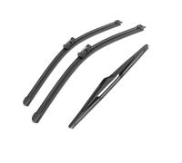 TMERIC D'essuie-Glace Voiture pour Ford pour Fiesta MK6 2008 2009 2010 2011 2012 2013 2014 2015 2016 26"+15"+12" Essuie-Glace Avant Et Arrière Accessoires Fenêtre Pare-Brise Essuie-Glaces