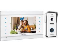 TMEZON portier vidéo, écran couleur 7 pouces, audio 2 voies, 1M1T