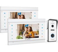TMEZON portier vidéo, écran couleur 7 pouces, audio 2 voies, 2M1D