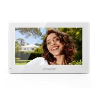 TMEZON Y70 Écran Tactile Moniteur 7 Pouces pour Vidéo Interphone Visiophone Connecté Filaire 2 Fils, Blanc
