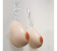TMIL Poitrine en Silicone, Poitrine prothétique pour gravité transgenre, la gravité et Couleur Plus Proches du Tissu Mammaire Humain, la Mastectomie, Les Faux Seins Fausses,White Skin,D:1000g