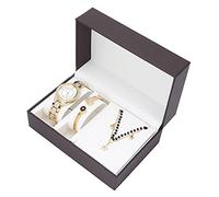 TMISHION Montre Bracelet Élégante Analogique Alliage et Métal pour Femme et Dames (Doré)