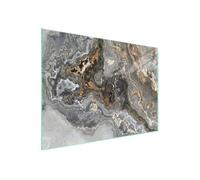 TMK ArtDeko Cache-plaque de cuisson 70 x 52 cm - 1 pièce - Protection contre les éclaboussures - Planche à découper - Marbre