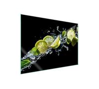 TMK ArtDeko Cache-plaque de cuisson 70 x 52 cm - 1 pièce - Protection contre les éclaboussures - Planche à découper - fruit