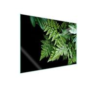 TMK ArtDeko Cache-plaque de cuisson 70 x 52 cm - 1 pièce - Protection contre les éclaboussures - Planche à découper - feuilles