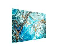 TMK ArtDeko Cache-plaque de cuisson 70 x 52 cm - 1 pièce - Protection contre les éclaboussures - Planche à découper - Marbre