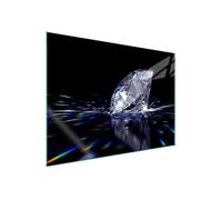 TMK ArtDeko Cache-plaque de cuisson 70 x 52 cm - 1 pièce - Protection contre les éclaboussures - Planche à découper - diamant