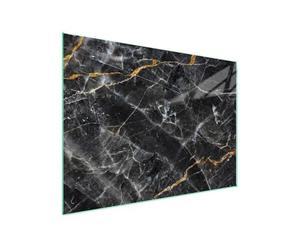TMK ArtDeko Cache-plaque de cuisson 70 x 52 cm - 1 pièce - Protection contre les éclaboussures - Planche à découper - Marbre