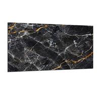 TMK ArtDeko Couvre-plaque de cuisson 1 pièce 90 x 52 cm - Protection anti-éclaboussures - Robuste, hygiénique et antidérapante - Sécurité de cuisinière en verre