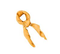 TMK Echarpes carrées en satin pour femme homme unisexe pour toutes les saisons élégant et léger cod.A1500, Moutarde, Confezione da 1