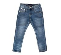 TMK Jeans Longs pour Enfants, Pantalon en Jean pour Garçons avec Taille Élastique, Pantalons en Denim Bleu Junior Filles Garçonnes (réf. 2300), 4 ans