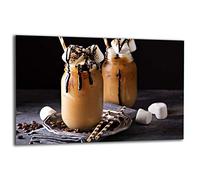 TMK Plaque de recouvrement pour plaque vitrocéramique 80 x 52 cm 1 pièce Protection anti-éclaboussures Plaque de verre Planche à découper, Dessert