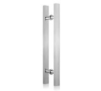 TMKDNNKG Poignée de Porte coulissante, poignée de Porte coulissante Robuste en Acier Inoxydable, poignée de Porte Double Face, Longue poignée de Porte, Convient aux Portes en Verre/Bois/L : 50 cm x 3