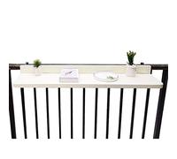 TMKDNNKG Table d'appoint Pliante d'extérieur, Table de Bar réglable en métal pour Balcon, terrasse et Piscine, Bureau Pliable Compact pour Ordinateur Portable, Support pour Plantes, Petite Table à ma