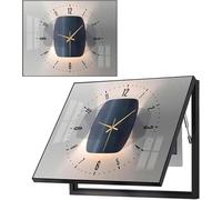 TMKDNNKG Tableau avec boîtier de Compteur d'horloge, Couvercle décoratif pour Compteur électrique, décoration, Tableaux cachés avec Supports de Tige hydraulique, Perforation Gratuite, 07, 60 x 45 cm
