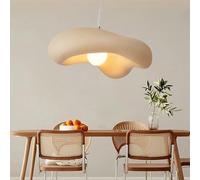 TMKOO Lumière Suspension Moderne Wabi Sabi Lampe Suspension Créative Unique En Forme De Nuages E27 Lustre Réglable Pour Salle À Manger Cuisine Îlot Éclairage Bracken Brown(40cm)