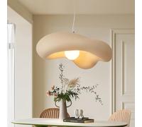 TMKOO Lumière Suspension Moderne Wabi Sabi Lampe Suspension Créative Unique En Forme De Nuages E27 Lustre Réglable Pour Salle À Manger Cuisine Îlot Éclairage Bracken Brown(60cm)
