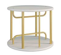 TMMLIJIPL Bibliothèque ronde rotative en bois massif fer bibliothèque de bureau simple meuble de maison étagère de rangement de bureau étagère d'affichage bibliothèques étagères à livres (couleur
