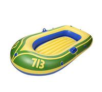 TMMLIJIPL Ensemble de radeau gonflable pour adultes - Bateau à rames en caoutchouc - Batte gonflable - Kayak - Pêche épaisse - Résistant aux déchirures - Pliable - Bateau à la dérive pour 2 personnes