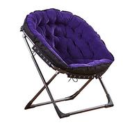 TMMLIJIPL Rénovation Casa Chaises longues pliantes Chaise de lune Chaises de camping rembourrées Tabourets de loisirs de plein air pliables portables | Chaise de pêche