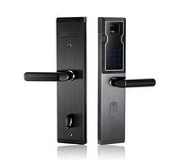 TMMLIJIPL Serrure à combinaison à clavier sans clé intelligente en acier inoxydable avec mot de passe numérique (couleur : noir)