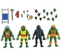 TMNT Archie Comics Lutte Leonardo Raphael Michelangelo & Donatello Ensemble NECA
