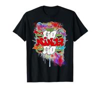 TMNT Classic Retro Megamix Go Ninja Turtles Graff Urban Art T-Shirt