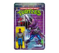 Tmnt: Figurine Reaction De Foot Soldier De 3,75 Pouces - Super7 Supretmntw01fsl01