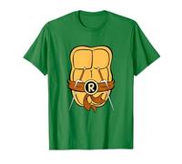 TMNT Front and Back Shell Costume Raphael Cartoon T-Shirt