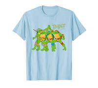 TMNT Heroes Half Shell Team Retro années 80 Tortue Power T-Shirt
