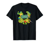 TMNT Heroes in s Half Shell Turtle Power Team Pose années 80 T-Shirt