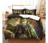 Tmnt Housse De Couette ¿¿ Th¿¿Me Imprim¿¿E En D Ensemble De Literie En Microfibre Douce Ensemble De Pi¿¿Ces Avec Housse De Couette Taie D'oreiller ¿¿ Ferm