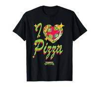 TMNT I Heart Pizza Retro Turtle Love Classic 90's Cartoon T-Shirt