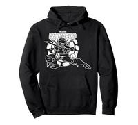 TMNT Leonardo Lead Pochoir Ninja Hero Graffiti Pose Classique Sweat à Capuche