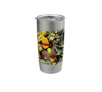 TMNT Michelangelo Group Shot Gobelet isotherme en acier inoxydable double paroi