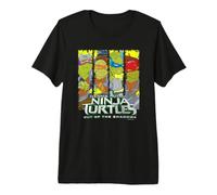 TMNT Out of The Shadows Group Horizontal Stack T-Shirt Haut de Gamme