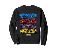 TMNT Out of The Shadows Group Stacked Masks Sweatshirt