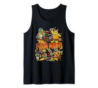 TMNT Pizza Food Fight Tee Group Shot Débardeur