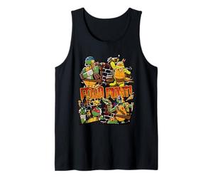 TMNT Pizza Food Fight Tee Group Shot Débardeur