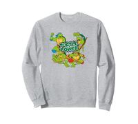 TMNT Retro Comic Heroes Half Shell Turtle Power Pose Design Sweatshirt