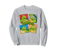 TMNT Retro Comic Vibes Team Collage Heroes Half Shell Style Sweatshirt