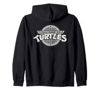 TMNT Retro Grey Scale Logo Heroes Half Shell Art Classique Sweat à Capuche