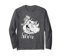 TMNT Rock Steady Sketch Punk Letters 90's Cartoon Manche Longue