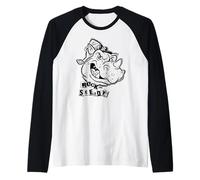 TMNT Rock Steady Sketch Punk Letters 90's Cartoon Manche Raglan