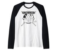 TMNT Splinter Radical Rat Ninja Pochoir Graffiti Pose Rétro Manche Raglan