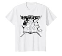 TMNT Splinter Radical Rat Ninja Pochoir Graffiti Pose Rétro T-Shirt