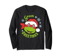 TMNT Teenage Mutant Ninja Turtles Christmas Greetings 80s Classic Manche Longue