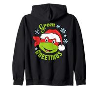 TMNT Teenage Mutant Ninja Turtles Christmas Greetings Classic 80s Sweat à Capuche