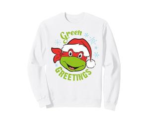 TMNT Teenage Mutant Ninja Turtles Christmas Greetings Classic 80s Sweatshirt